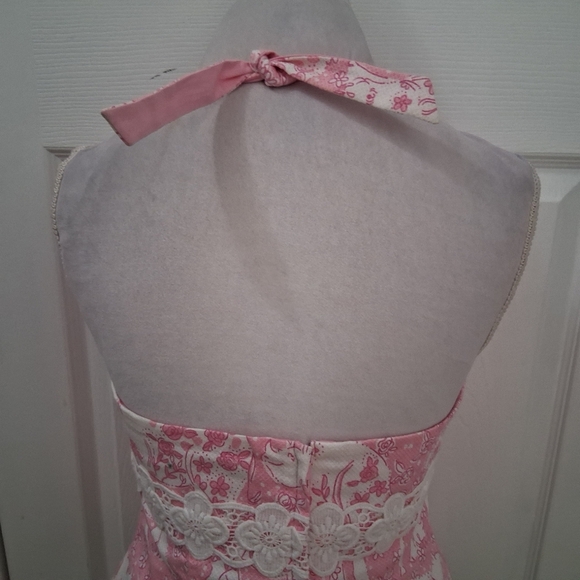 Lilly Pulitzer Run For Roses White Label Halter Top    Size 10 - Picture 5 of 12
